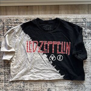 Ardene Black and Tan Long Sleeve Tees